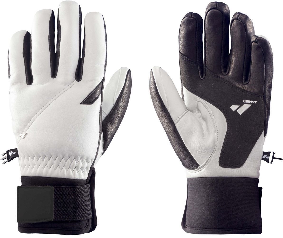 Ski Gloves Zanier Zenith.GTX Black/White 9 Ski Gloves