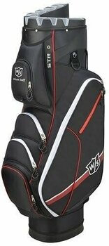 Golf torba Cart Bag Wilson Staff iLock III Črna-Rdeča Golf torba Cart Bag - 1