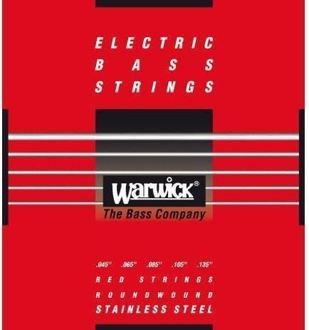 Struny pre 5-strunovú basgitaru Warwick 42301M Red Label