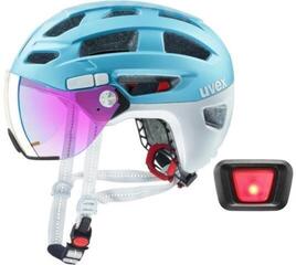 UVEX Finale Visor Strato Cool Blue 52-57 Led SET