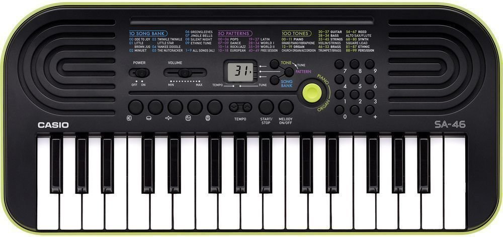 Dětské klávesy / Dětský keyboard Casio SA-46 Černá