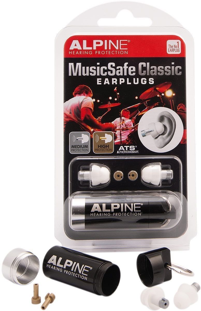 Tampões para os ouvidos Alpine Music Safe Classic Tampões para os ouvidos