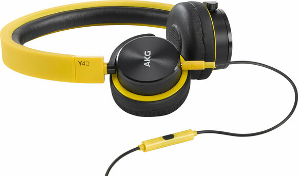 Trådløse on-ear hovedtelefoner AKG Y40 Yellow - 1