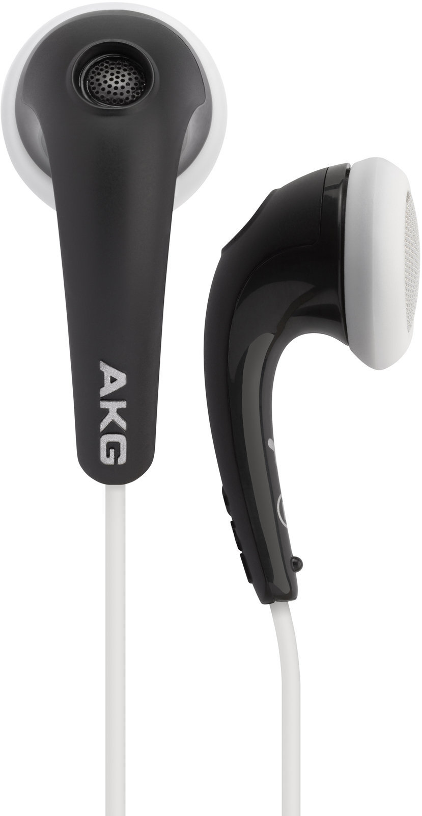 En la oreja los auriculares AKG Y16 Android Black