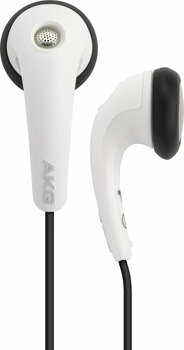 En la oreja los auriculares AKG Y16 Android White - 1