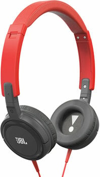 Ακουστικά on-ear JBL T300A Red And Black - 1