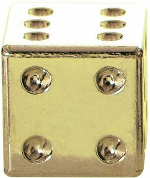 Motorcycle Other Equipment Oxford Luck Dice Valve Caps Gold - 1