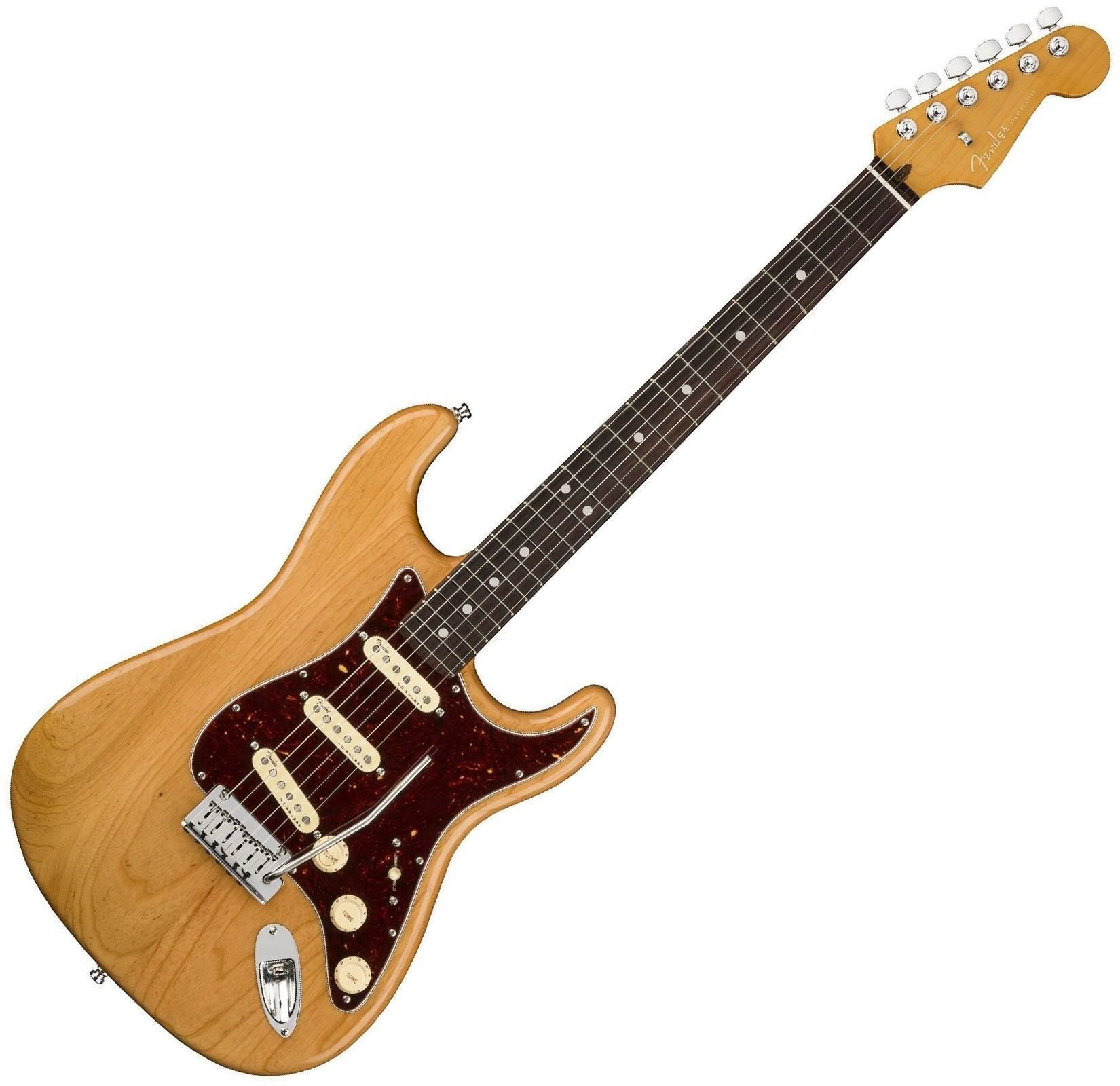 Elektriska gitarrer Fender American Ultra Stratocaster RW Aged Natural