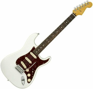Guitare électrique Fender American Ultra Stratocaster RW Arctic Pearl - 1
