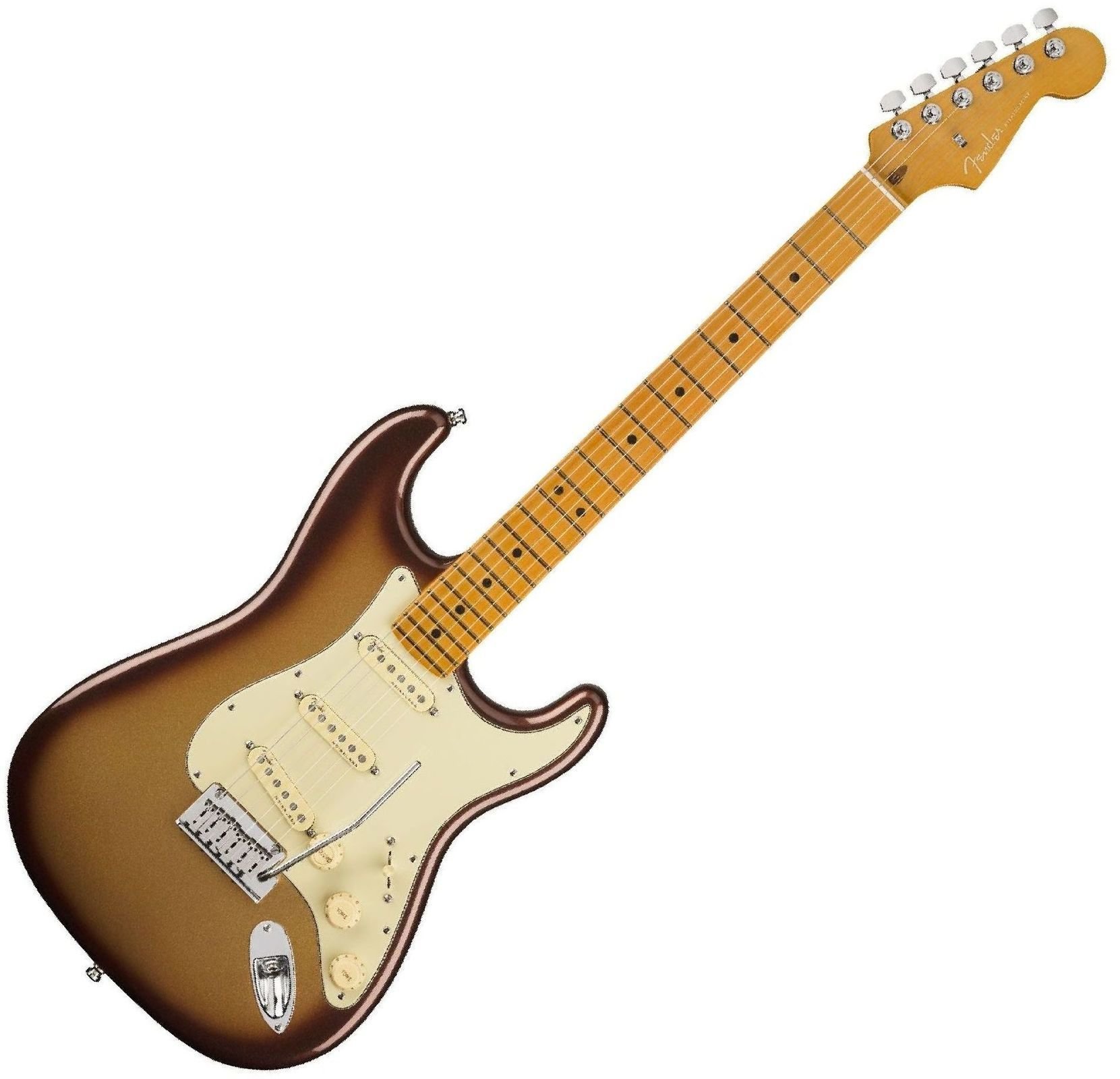 Electric guitar Fender American Ultra Stratocaster MN Mocha Burst