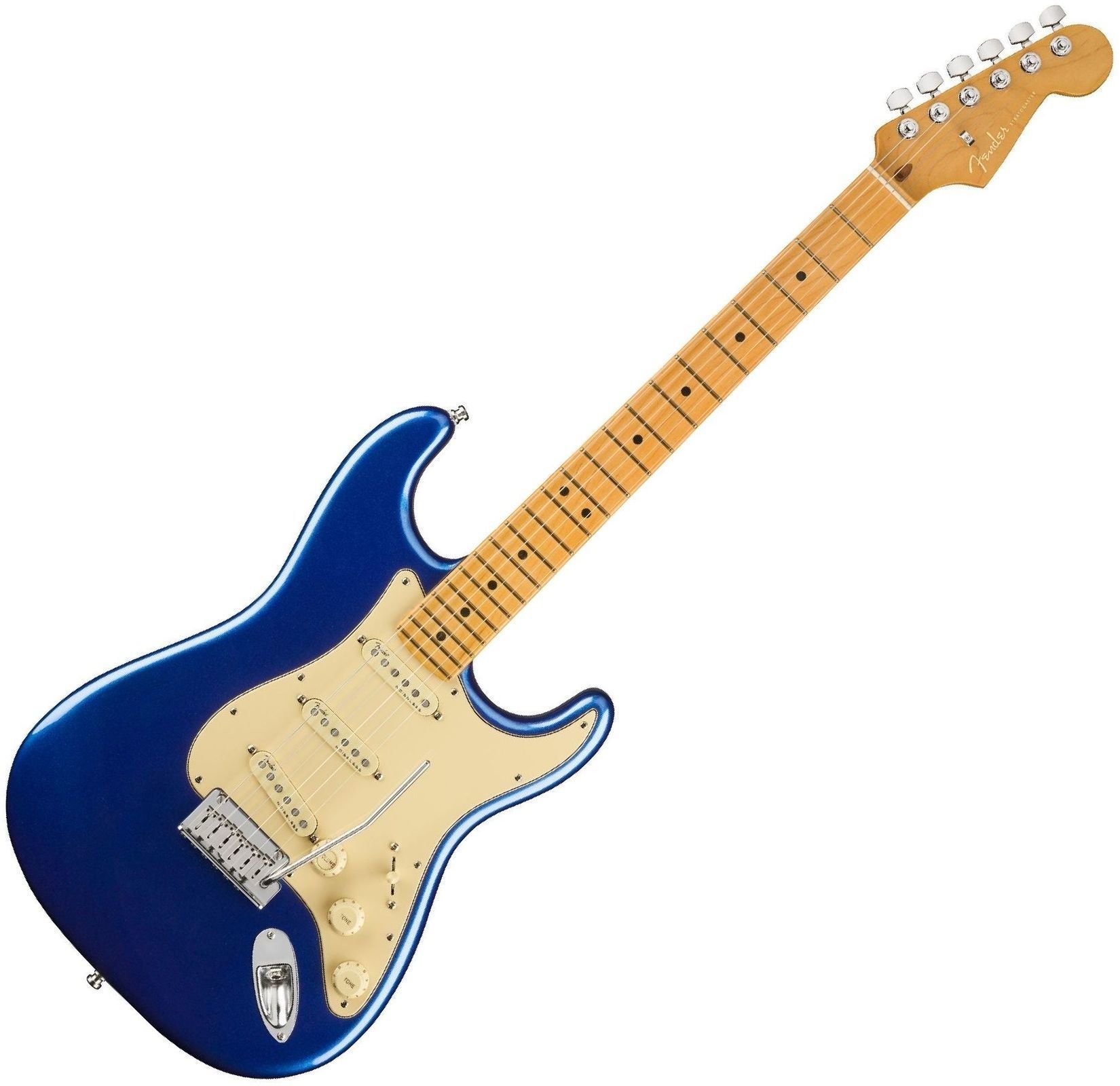 Chitară electrică Fender American Ultra Stratocaster MN Cobra Blue