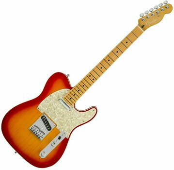 Guitare électrique Fender American Ultra Telecaster MN Plasma Red Burst - 1