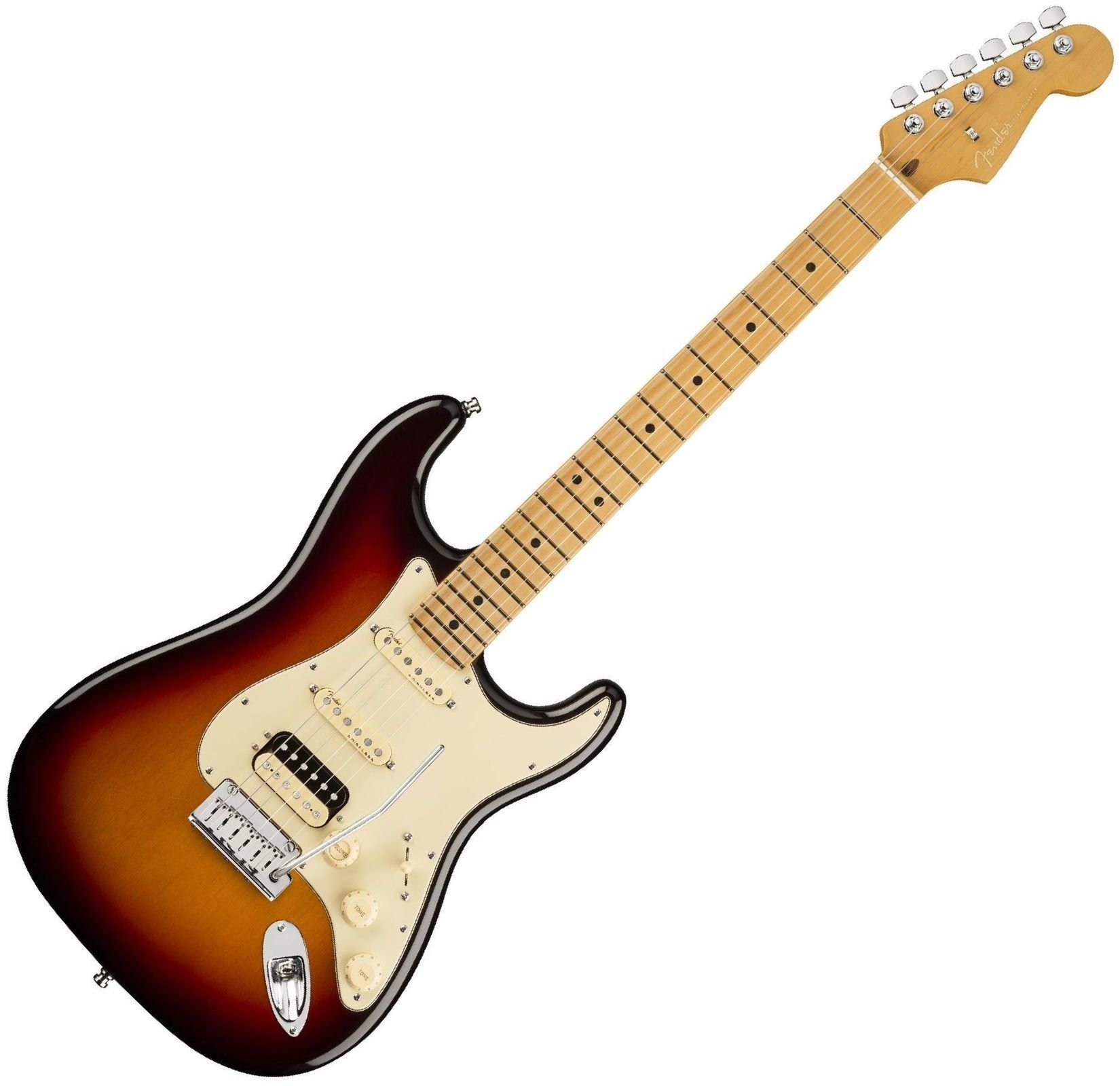 Elektrisk guitar Fender American Ultra Stratocaster HSS MN Ultraburst