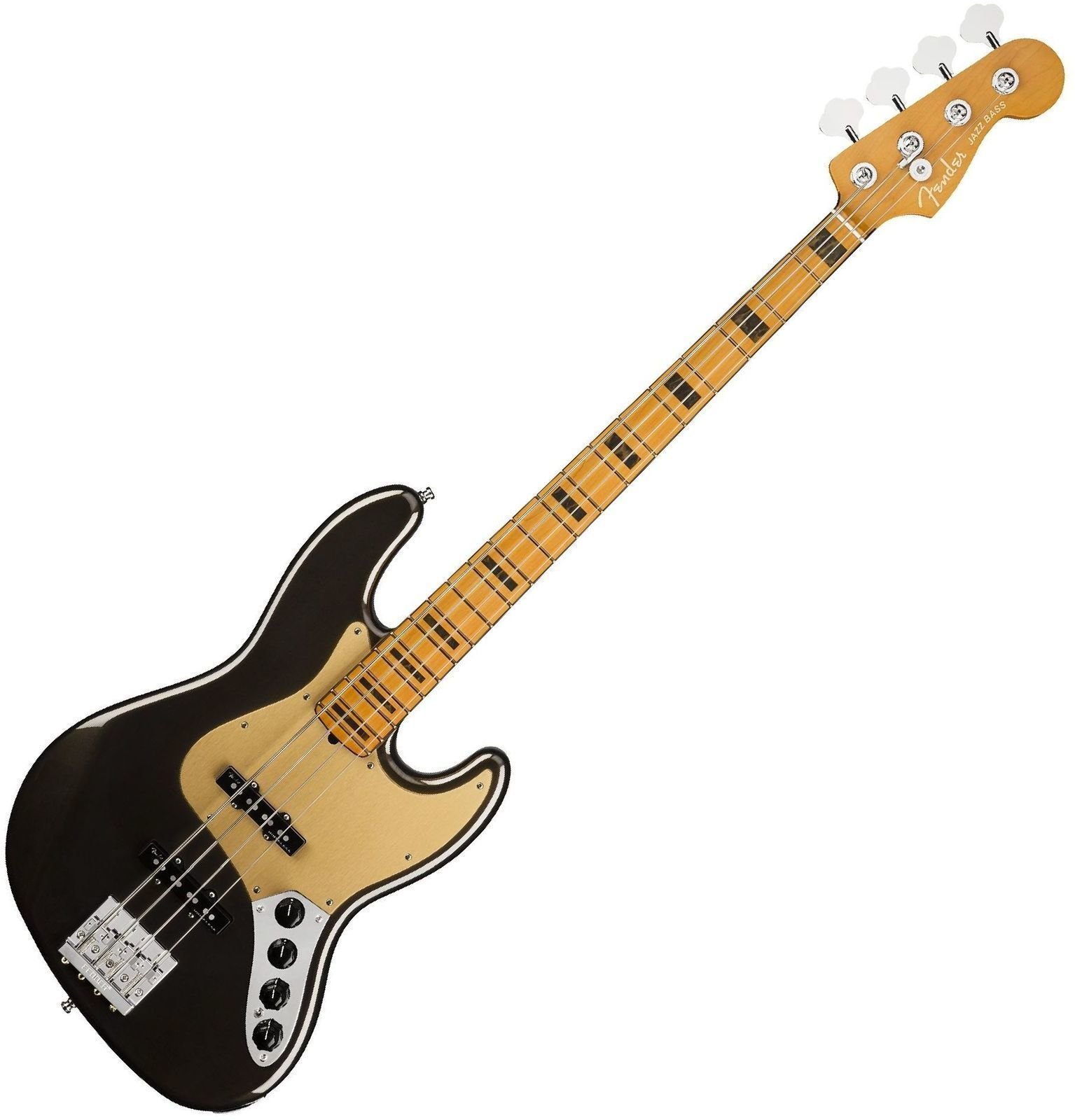 4-strängad basgitarr Fender American Ultra Jazz Bass MN Texas Tea