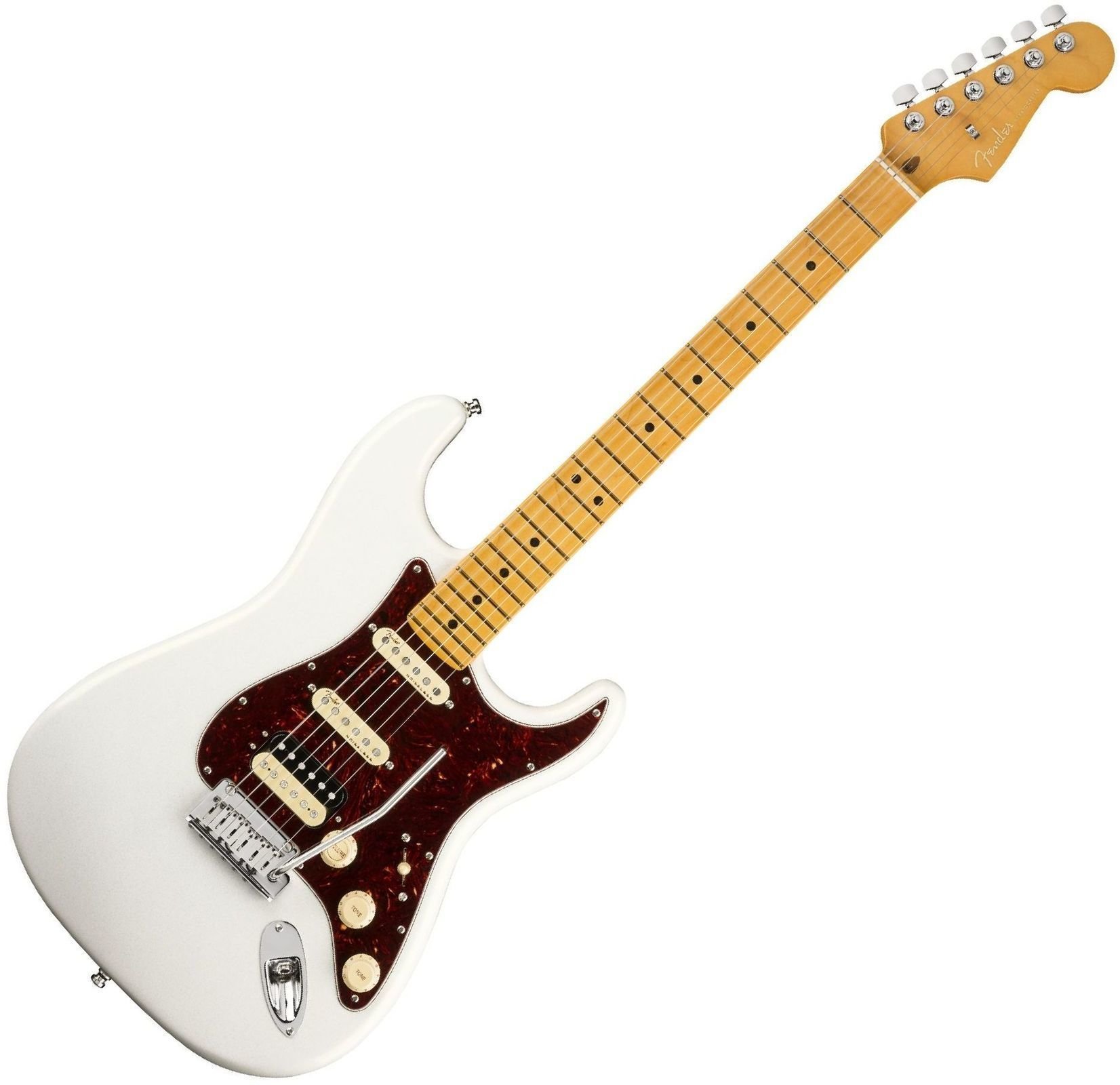 Električna kitara Fender American Ultra Stratocaster HSS MN Arctic Pearl