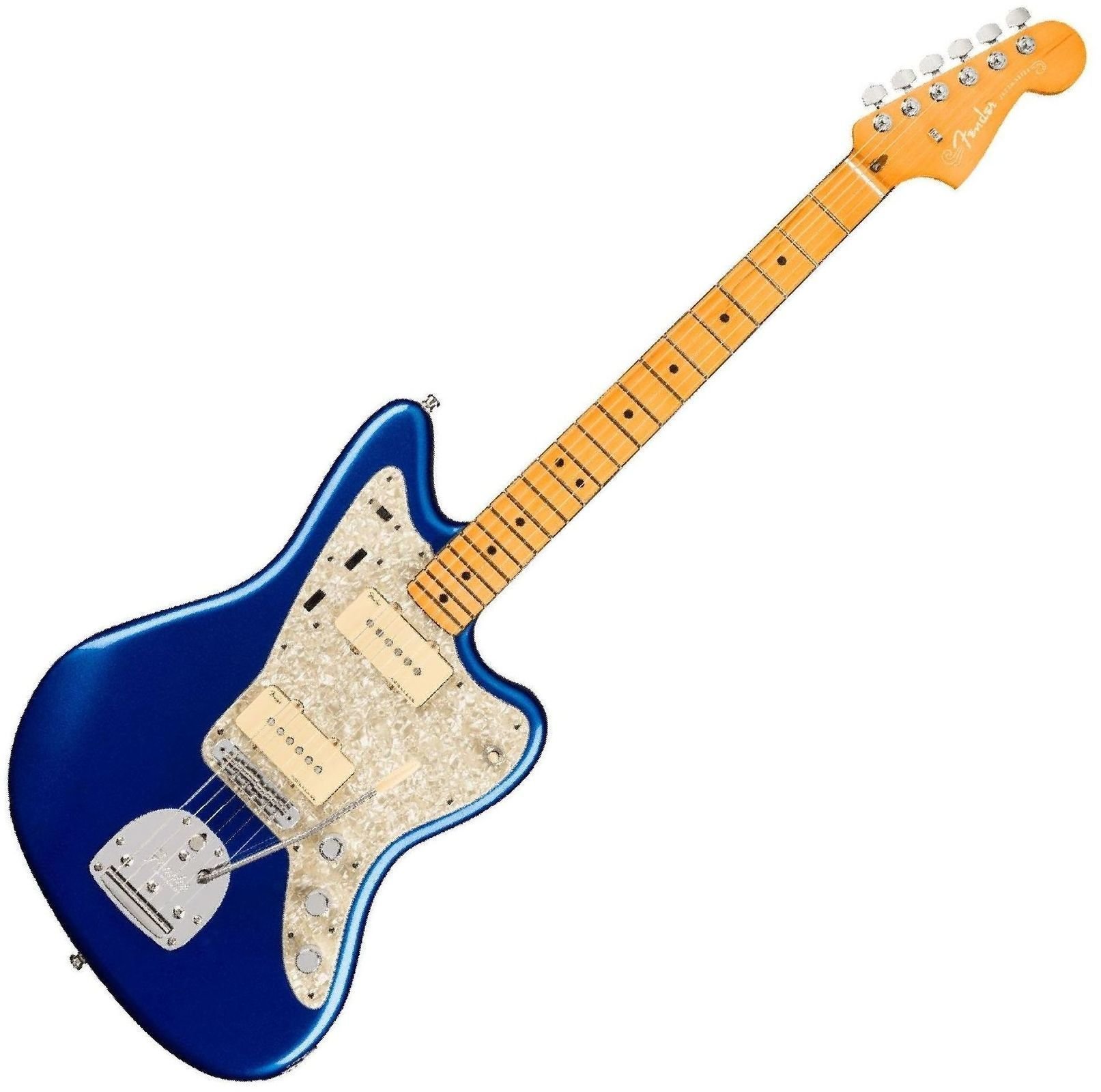 Guitarra electrica Fender American Ultra Jazzmaster MN Cobra Blue