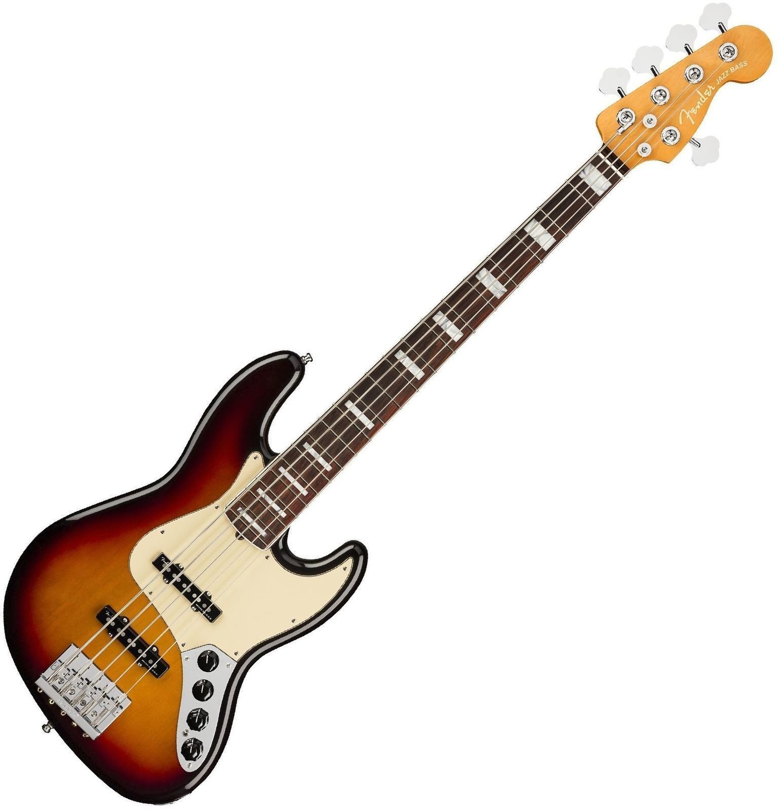 5-saitiger E-Bass, 5-Saiter E-Bass Fender American Ultra Jazz Bass V RW Ultraburst