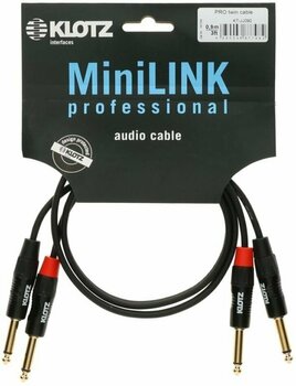 Audio Cable Klotz KT-JJ090 90 cm Audio Cable - 1