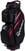 Borsa da golf Cart Bag TaylorMade Deluxe Black/Red Borsa da golf Cart Bag