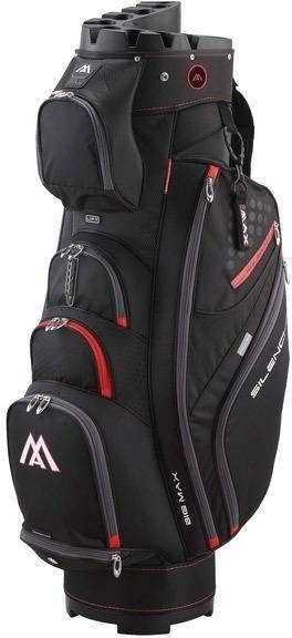 Geanta pentru golf Big Max Silencio 2 Black/Red Cart Bag