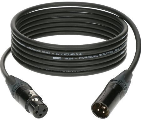 Microphone Cable Klotz M1FM1N1000 Black 10 m