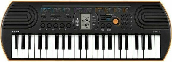 Keyboard til børn Casio SA-76 Sort - 1