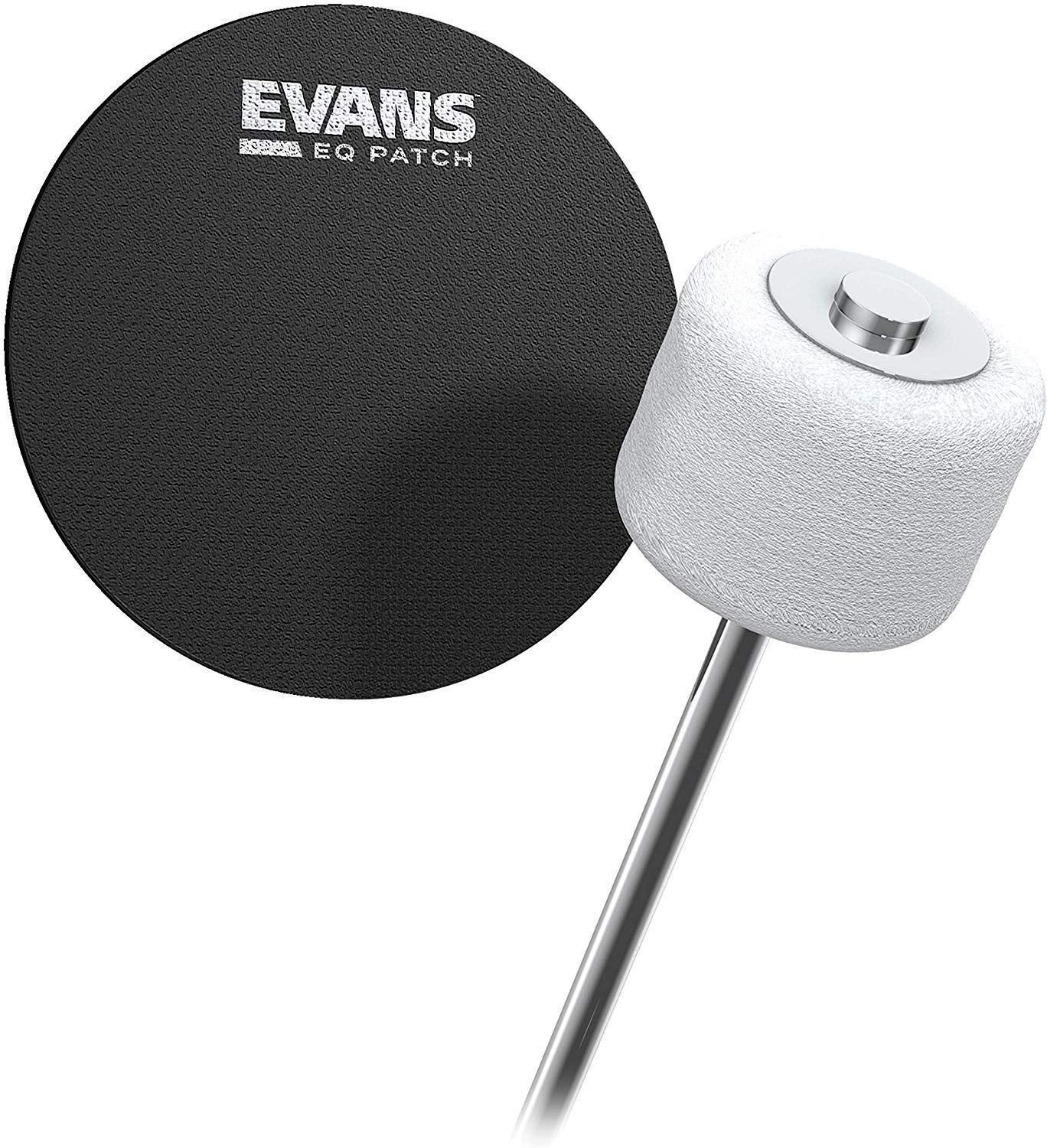 Стикер за бас кожа Evans EQPB1 EQ Patch Black Nylon Single Стикер за бас кожа