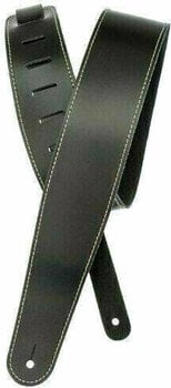 Leather guitar strap D'Addario Planet Waves 25LS00-DX Leather guitar strap Black - 1
