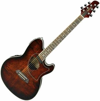 Pozostałe gitary z elektroniką Ibanez TCM50-VBS Vintage Brown Sunburst - 1