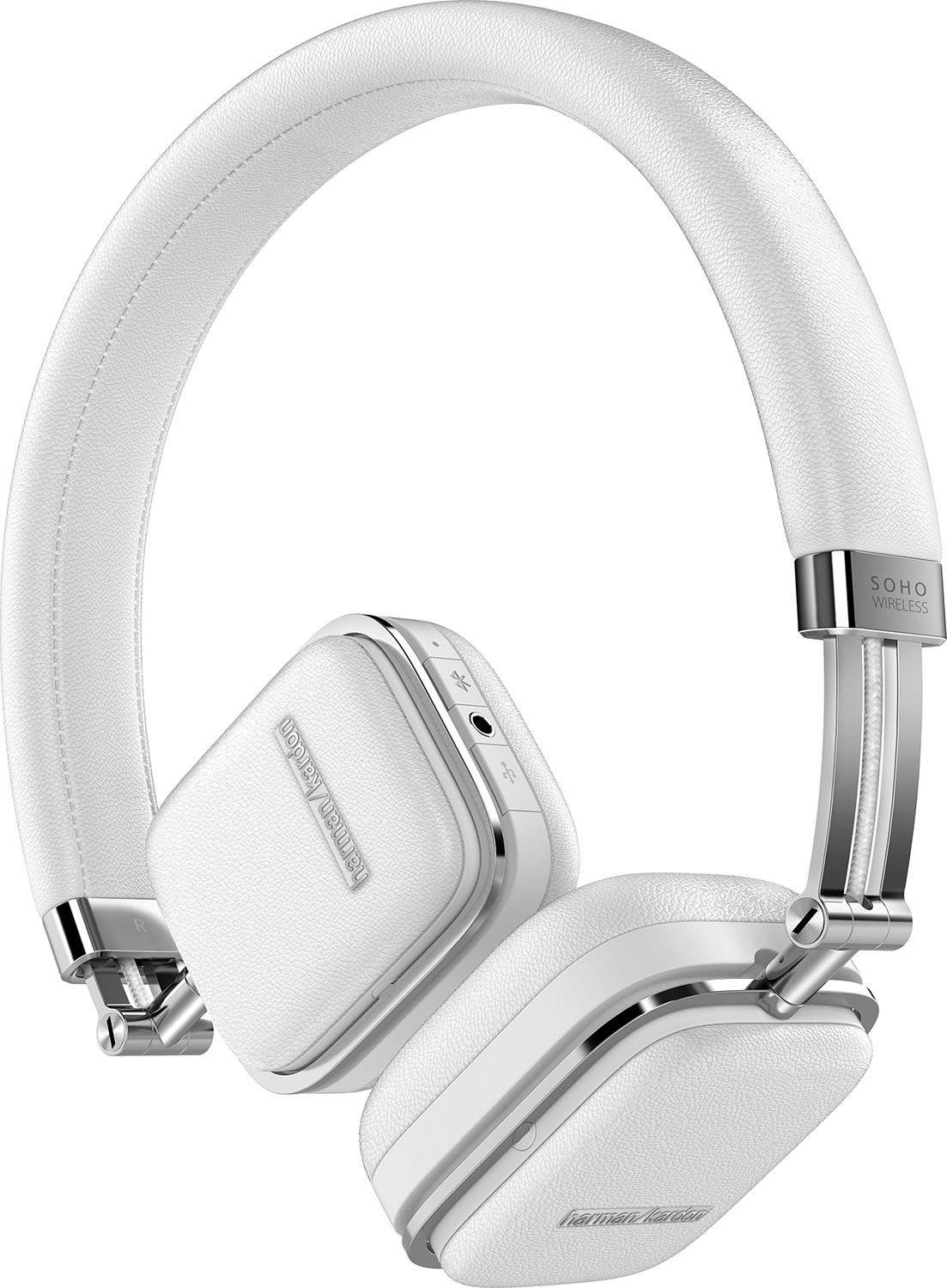 Bezdrátová sluchátka na uši Harman Kardon Soho Wireless White