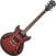 Semi-akoestische gitaar Ibanez AM53-SRF Sunburst Red Flat