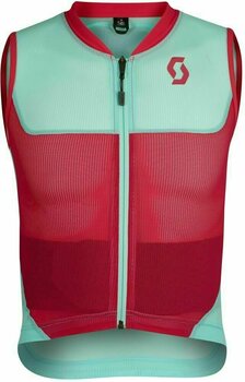 Protectores de Patines en linea y Ciclismo Scott AirFlex Junior Vest Protector Mint Green/Virtual Pink M - 1