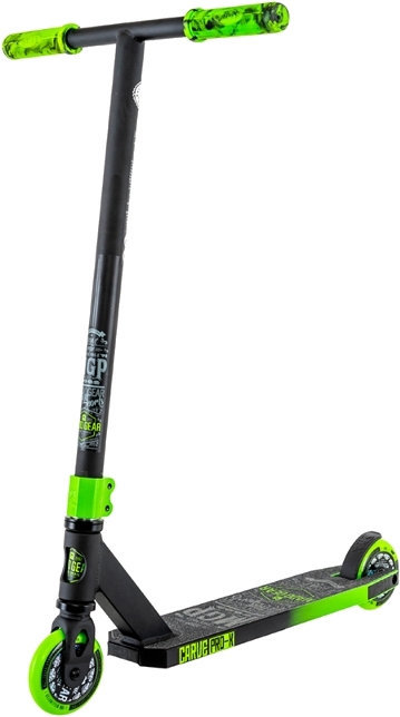 Klassinen skootteri Madd Gear Carve Pro X Scooter Black/Green