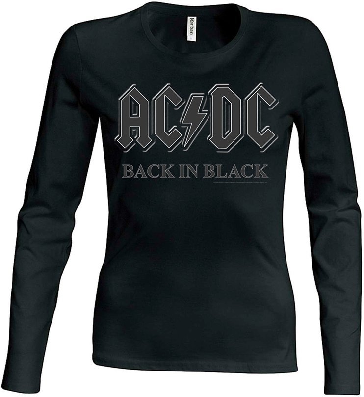 T-shirt AC/DC Back In Black Black S T-shirt