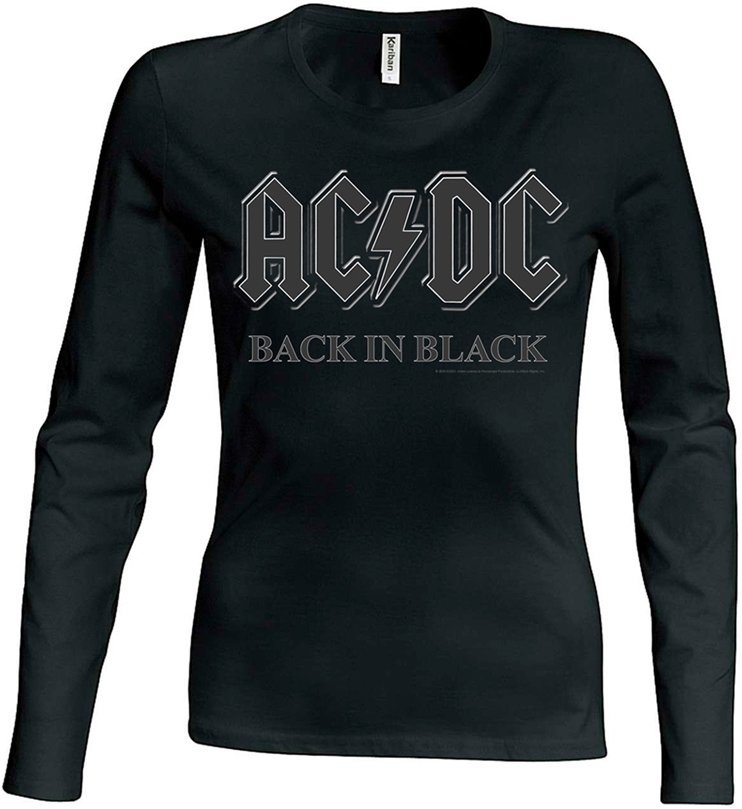 T-Shirt AC/DC T-Shirt Back In Black Female Black M