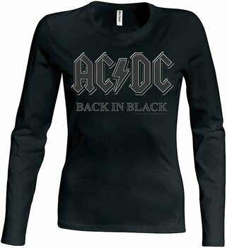 Πουκάμισο AC/DC Πουκάμισο Back In Black Γυναίκες Black M - 1