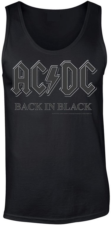 Paita AC/DC Paita Back In Black Mies Black L