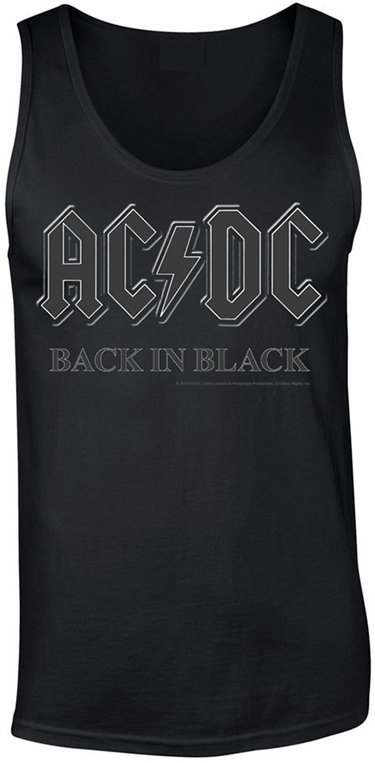 T-shirt AC/DC Back In Black Black 2XL T-shirt