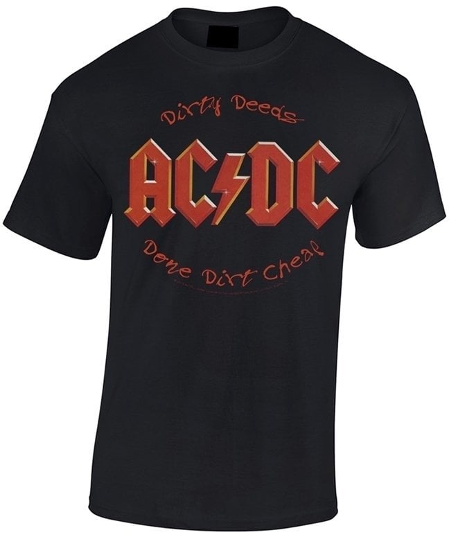 T-Shirt AC/DC T-Shirt Dirty Deeds Black L