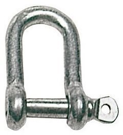 Boat Shackle Osculati Shackle made of galvanized steel 10 mm