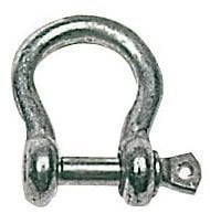 Boat Shackle Osculati Galvanized steel bow shackle 8 mm