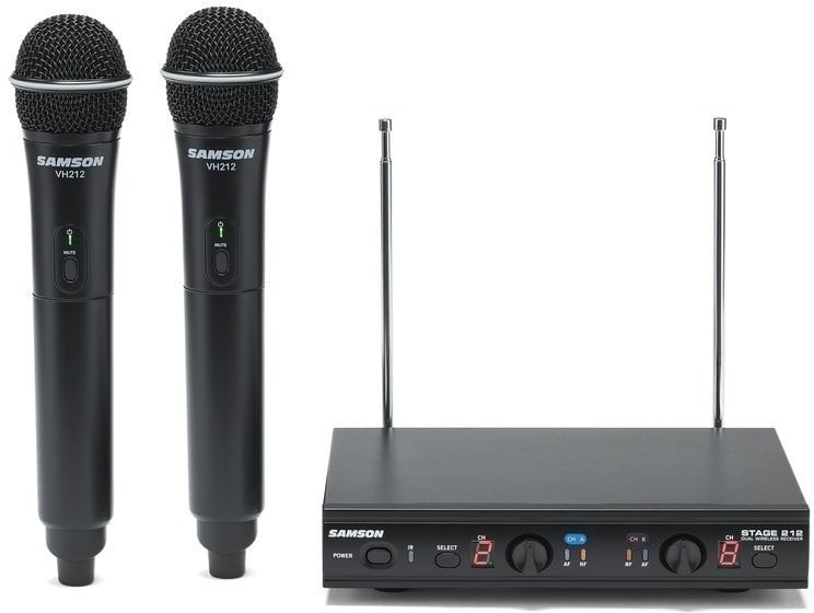 Wireless Handheld Microphone Set Samson Stage 212 (Just unboxed)