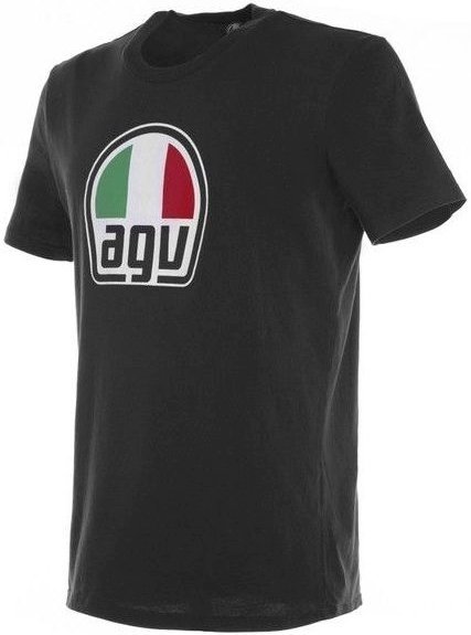 T-Shirt Dainese AGV Black 2XL T-Shirt