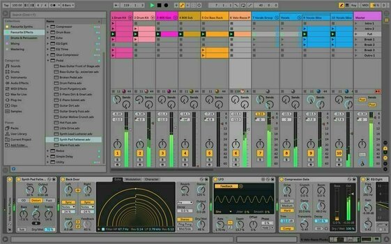 Nahrávací studiový software DAW ABLETON Live 10 Standard E-licence - 1