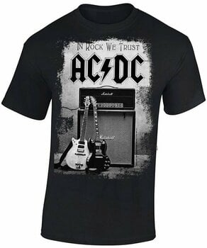 T-Shirt AC/DC T-Shirt In Rock We Trust Male Black M - 1