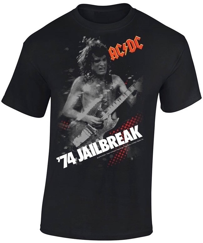T-shirt AC/DC T-shirt Jailbreak 75 Masculino Black M