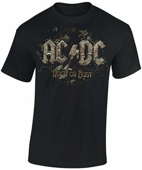 Maglietta AC/DC Maglietta Rock Or Bust Black S - 1