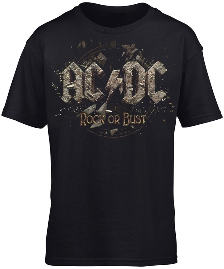 T-shirt AC/DC T-shirt Rock Or Bust Black 3 - 4 ans