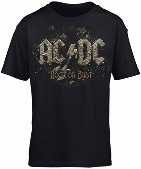 Tričko AC/DC Tričko Rock Or Bust Black 3 - 4 roky  - 1