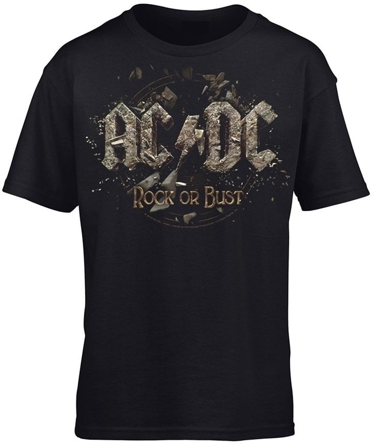 T-Shirt AC/DC T-Shirt Rock Or Bust Black 5 - 6 J